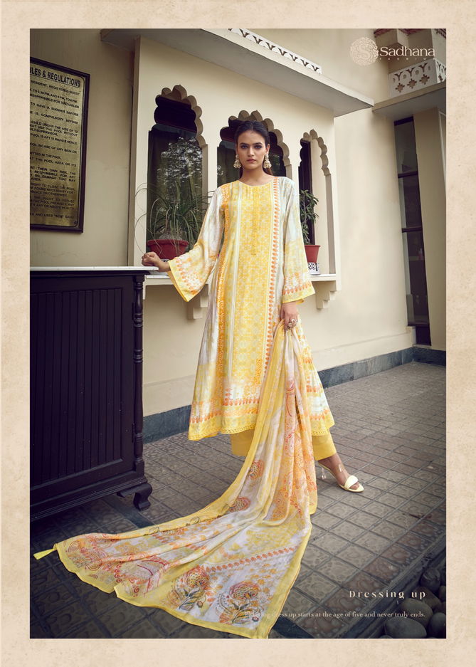 Ryssa By Sadhana Heavy Muslin Silk Printed Salwar Kameez Wholesale Shop In Surat